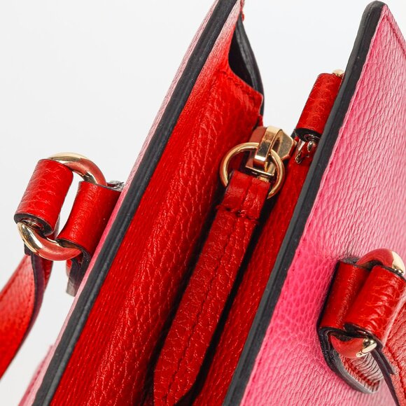 Gucci Medium Soho New Rosette & Hibiscus GG Leather Top Handle Tote - Picture 11 of 14